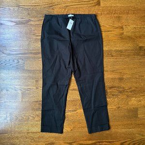 J. Jill Pants SIze 12 Black Bi-Stretch Cropped